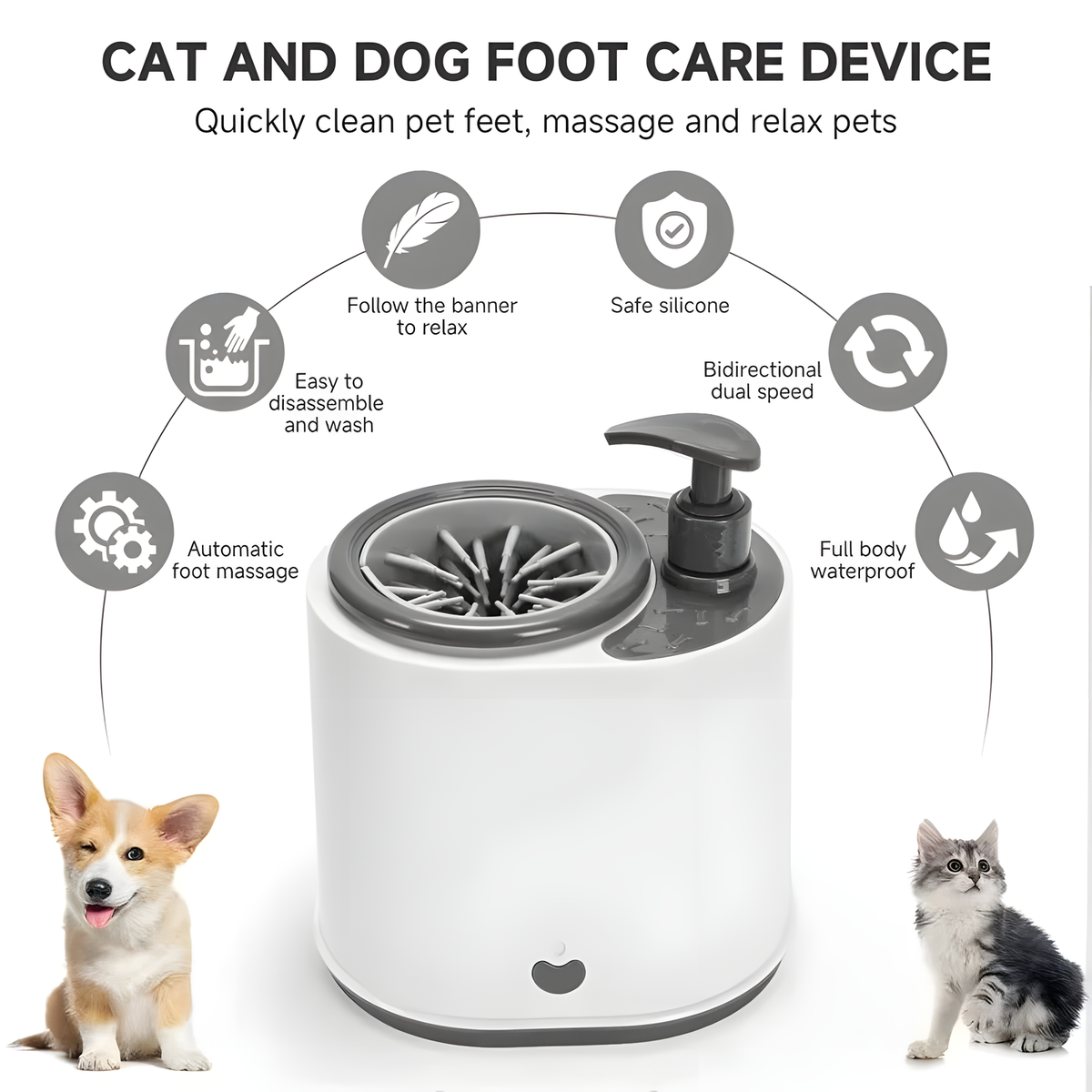 Automatic Pet Paw Washer Cup