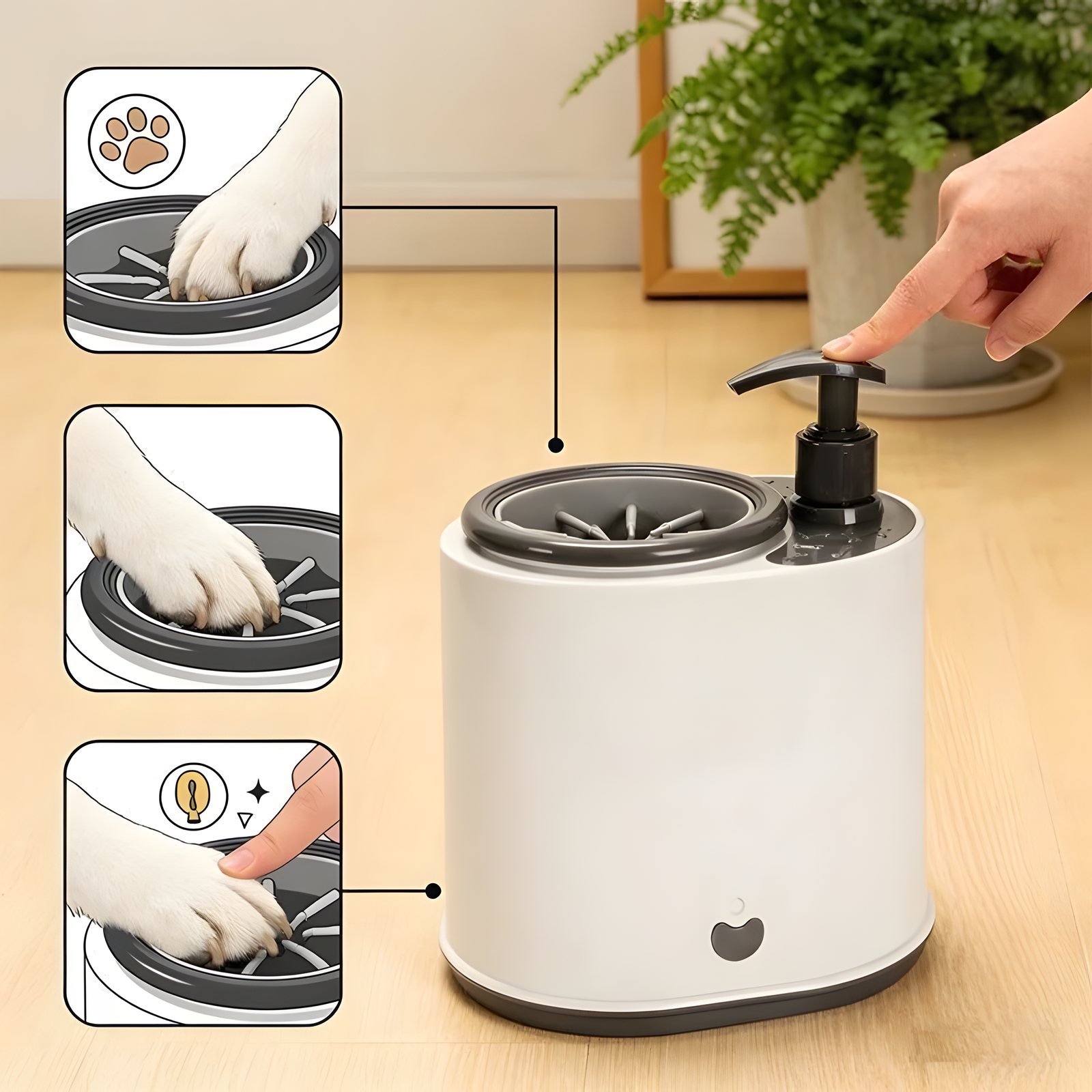 Automatic Pet Paw Washer Cup